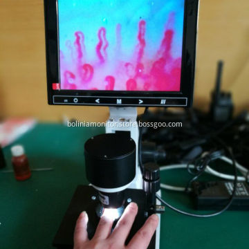 7 "A drop of blood Microscope display monitor